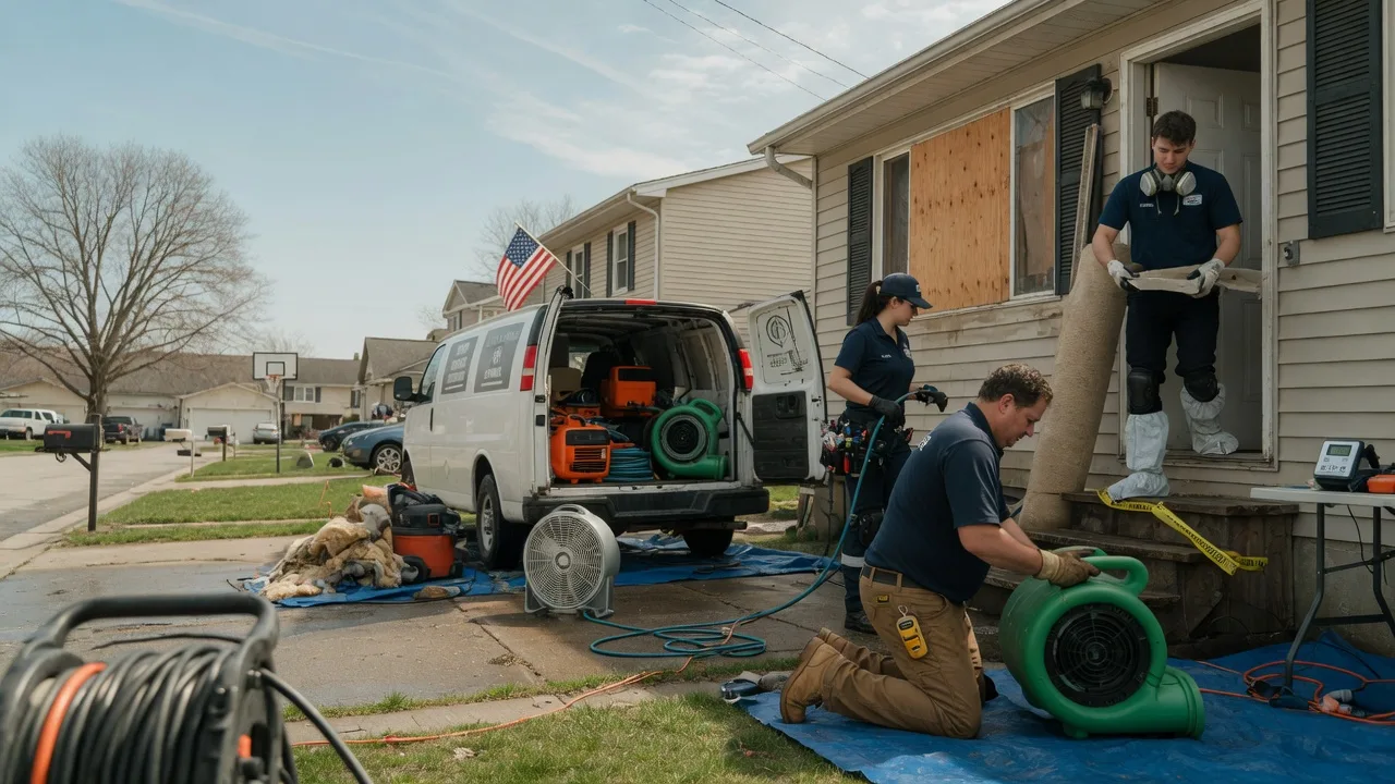 Water Damage Restoration in Isaban, WV near me
